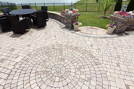 Paver cleaning sanding sealing